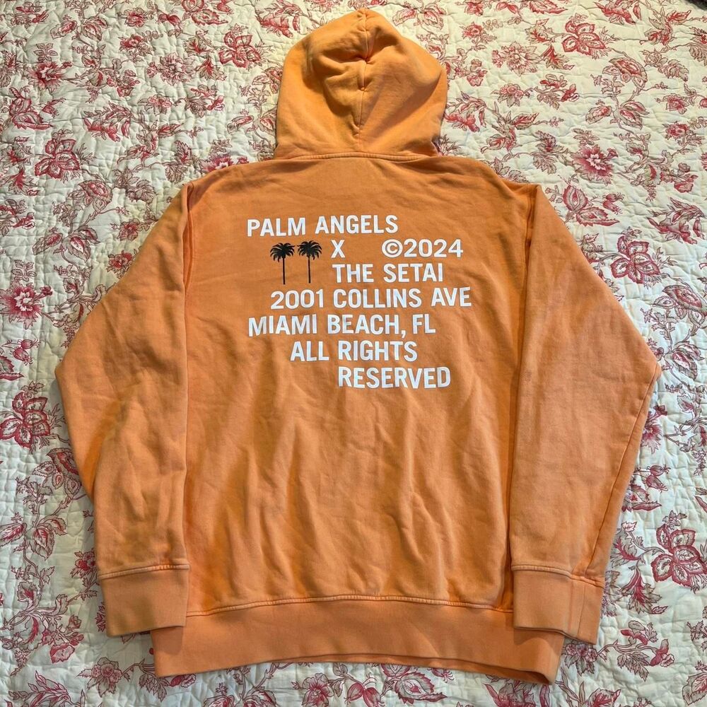 Palm Angels x Setai Miami Beach | Exclusive Hoodie in muted Orange